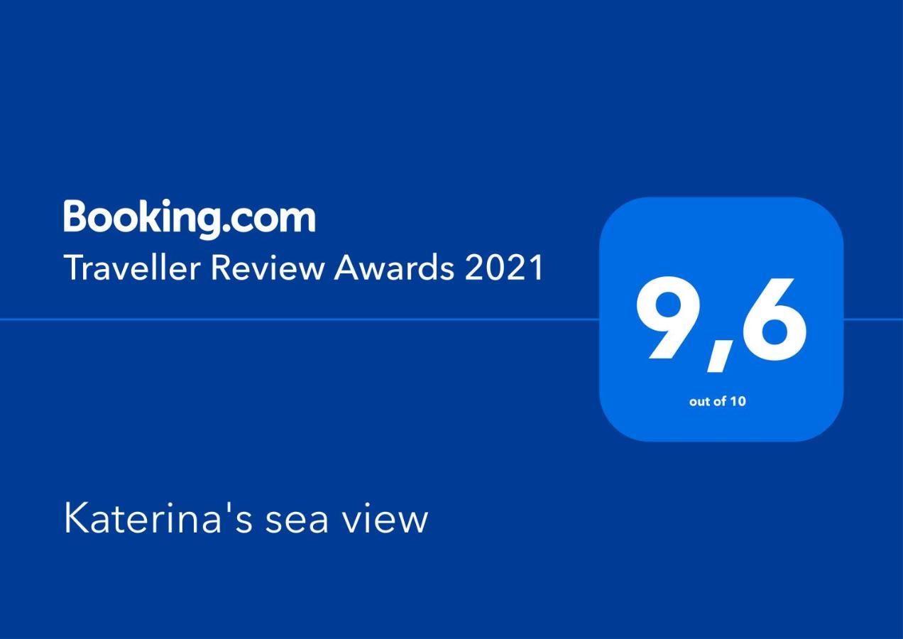 Katerina'S Sea View Apartment Kavala Bagian luar foto